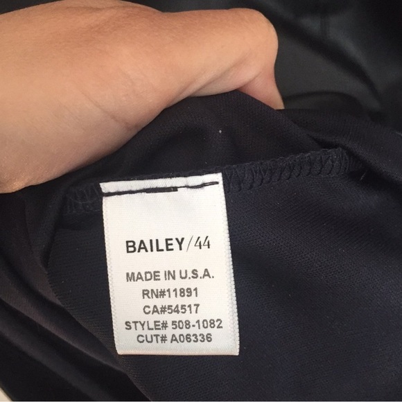 Bailey 44 leather bottom dress - Picture 6 of 6